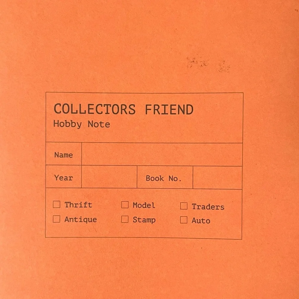 🆕 🎉 rare Collector’s Friend hobby tracker notebook journal planner